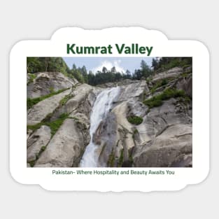 Kumrat Valley in Pakistan where hospitality and beauty awaits you Pakistani culture , Pakistan tourism Sticker